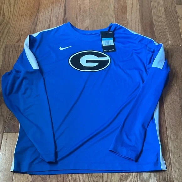 Nike Royal Blue Long Sleeve Tee - Picture 2 of 7